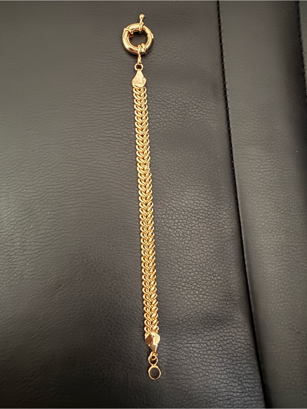 18K Gold Filled Mesh Bracelet - Picture 3 of 4